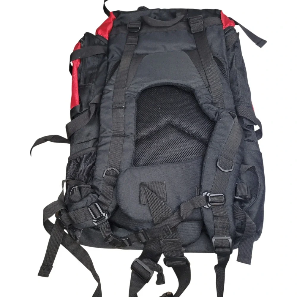 Food Insurance Tactical Hiking Backpack Red Black Emergency Survival Gear Pack